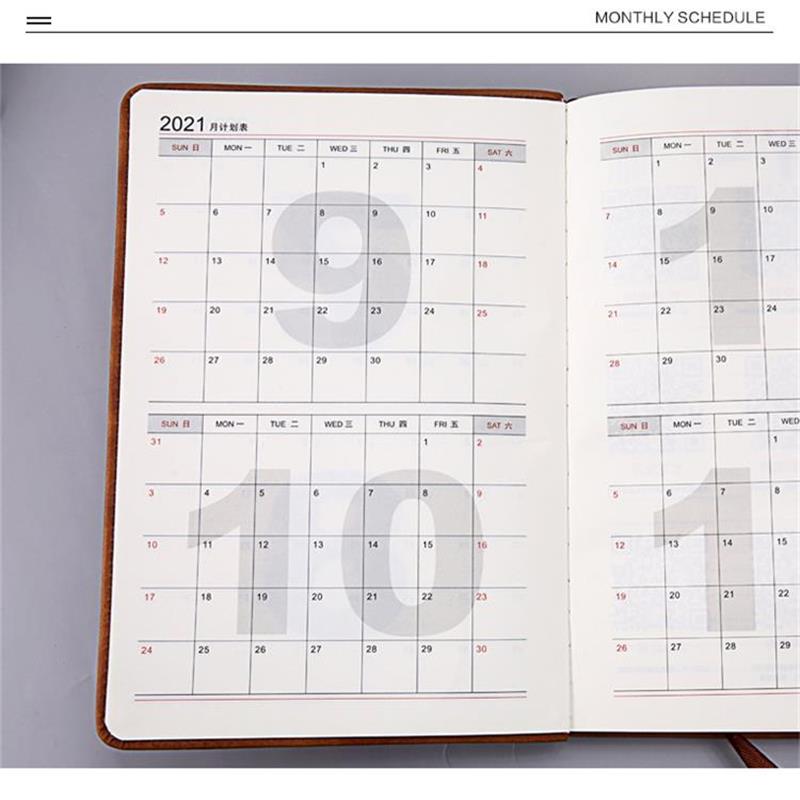 Agenda Planner Organizer A5 Diary Notebook And Journals Kawaii Daily Weekly Monthly Plan Time Schedule Office Notepad