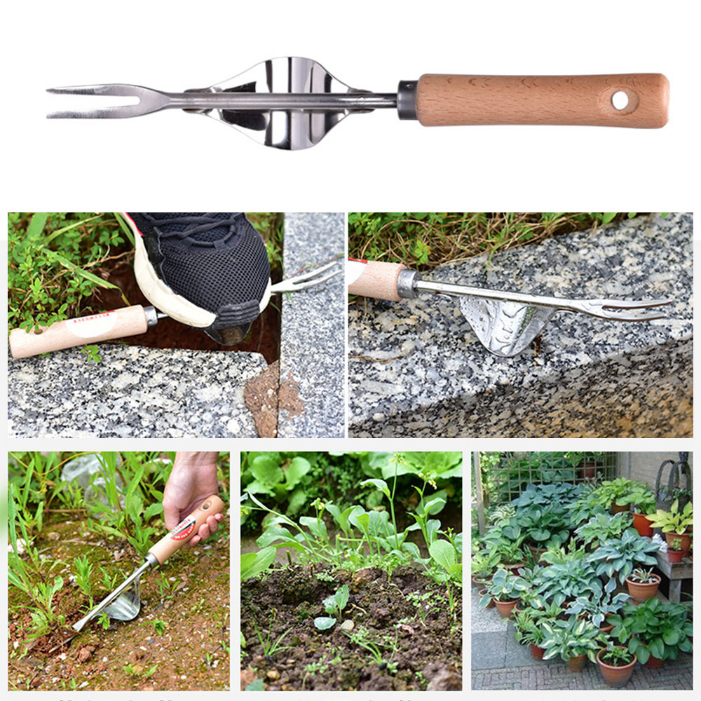 Garden Easy Weeder Hand Fast Weeding Removal Cutter Trimming Shovel Deburring Tool Gadgets Garden the Fork Head Weeder Extractor