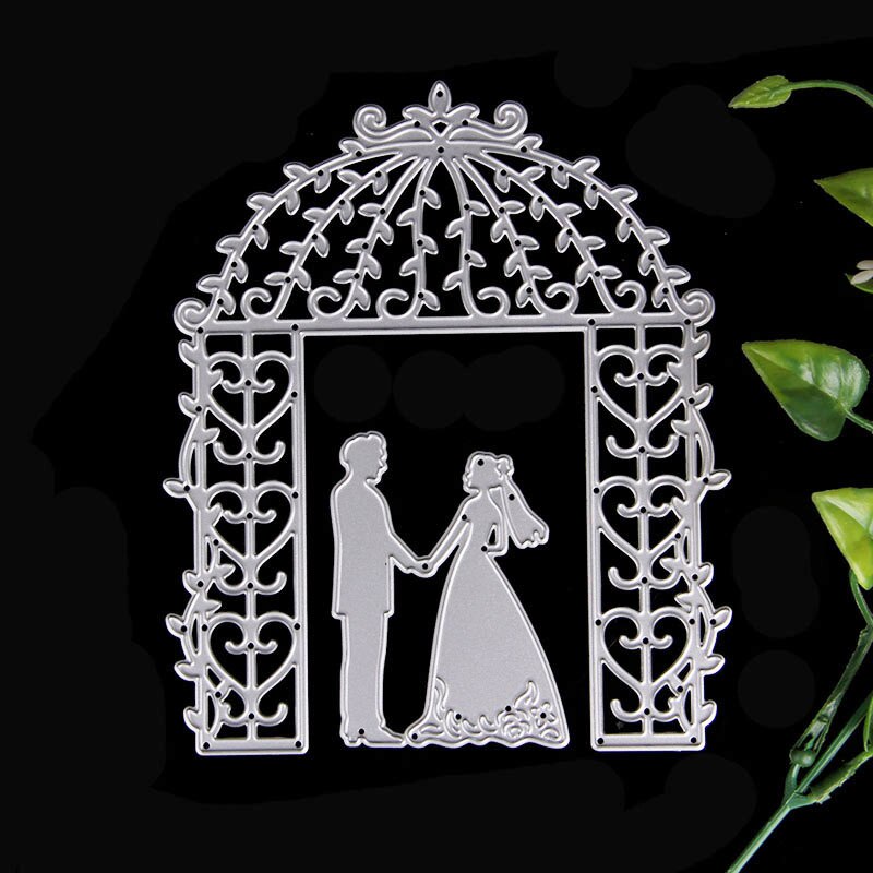 Bride Groom Wedding Die Cutting Dies Stencils DIY Scrapbooking Card Paper Craft
