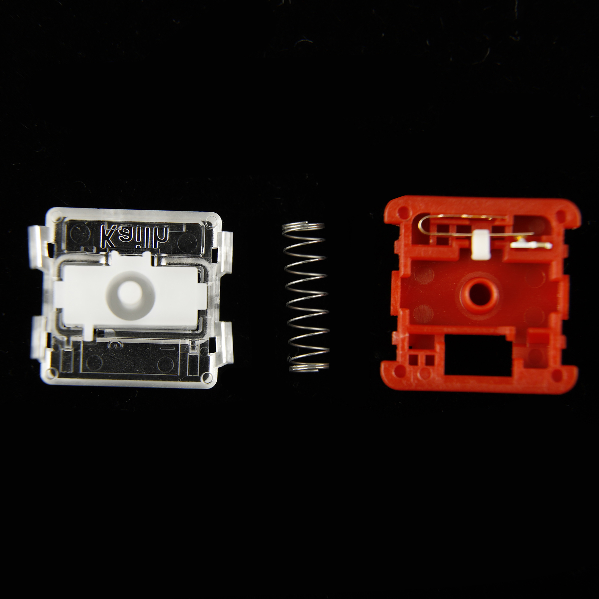 Kailh Low Profile Choc Switch 1350 Schokoladentastatur Red Pro Switch 35 g Linear für mechanische Low-Profile-Tastatur