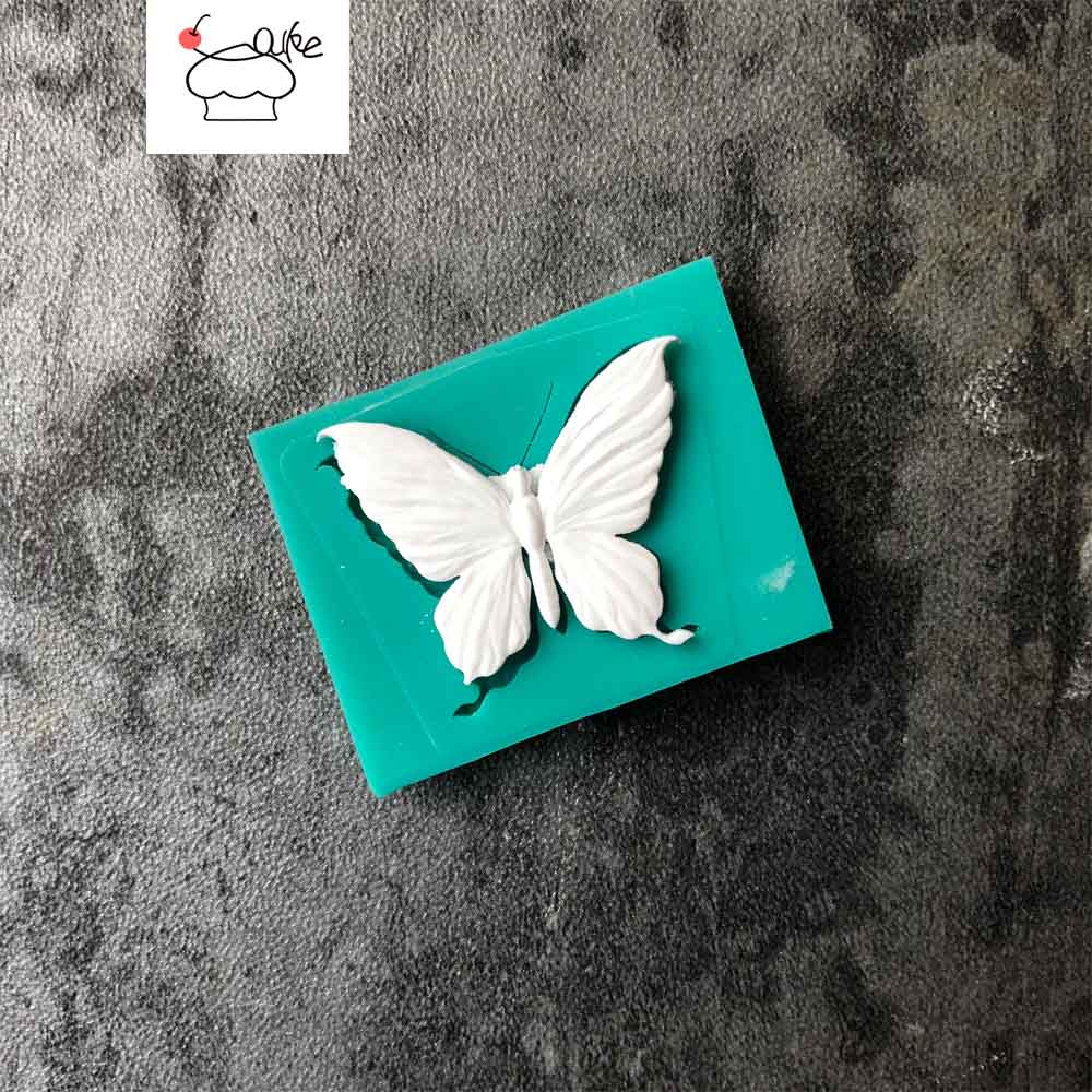 Aouke brazil sommerfugl silikone dekorationsforme kage silikone form sugarpaste slik chokolade gumpaste lerform