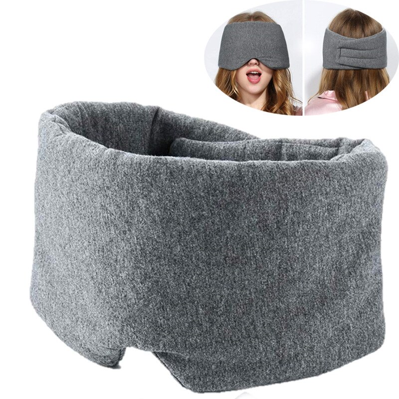 1 PC Maschera di Sonno Confortevole Traspirante Sacco A Pelo Maschera per Gli Occhi Regolabile Visiera paraocchi benda occhio toppa migliore Notte Compagno