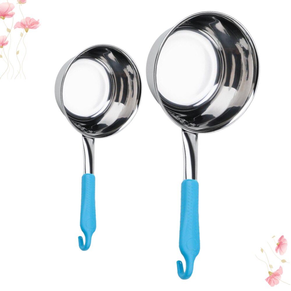 Water Ladle Household Stainless Steel Long Handle Water Scoop Water Spoon Ladle Water Spoon for Restaurant Kitchen Home