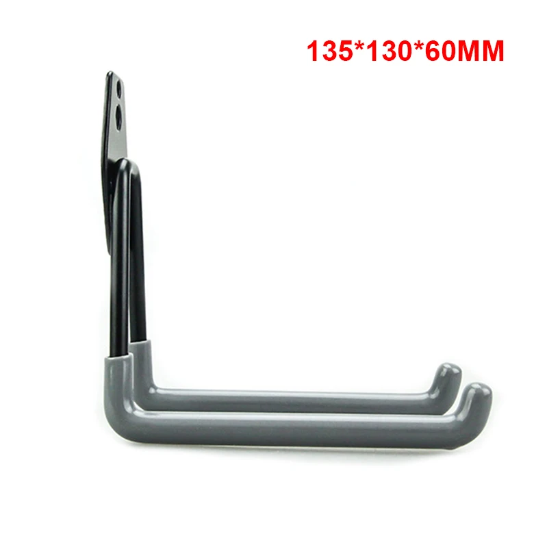 Crochet métallique robuste de 5 tailles, organisateur de Garage, support mural antidérapant, crochets de suspension de vélo, crochet de rangement pour échelles, outil de jardin