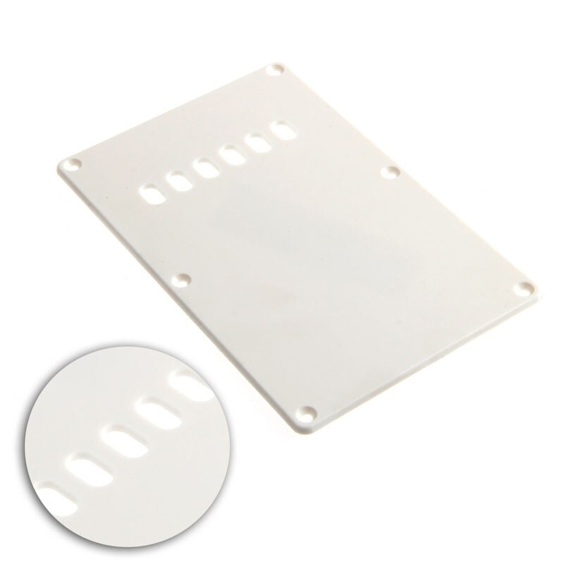 White Back Plate Tremolo Trem Cover for fender Stratocaster Strat Parts 62KF