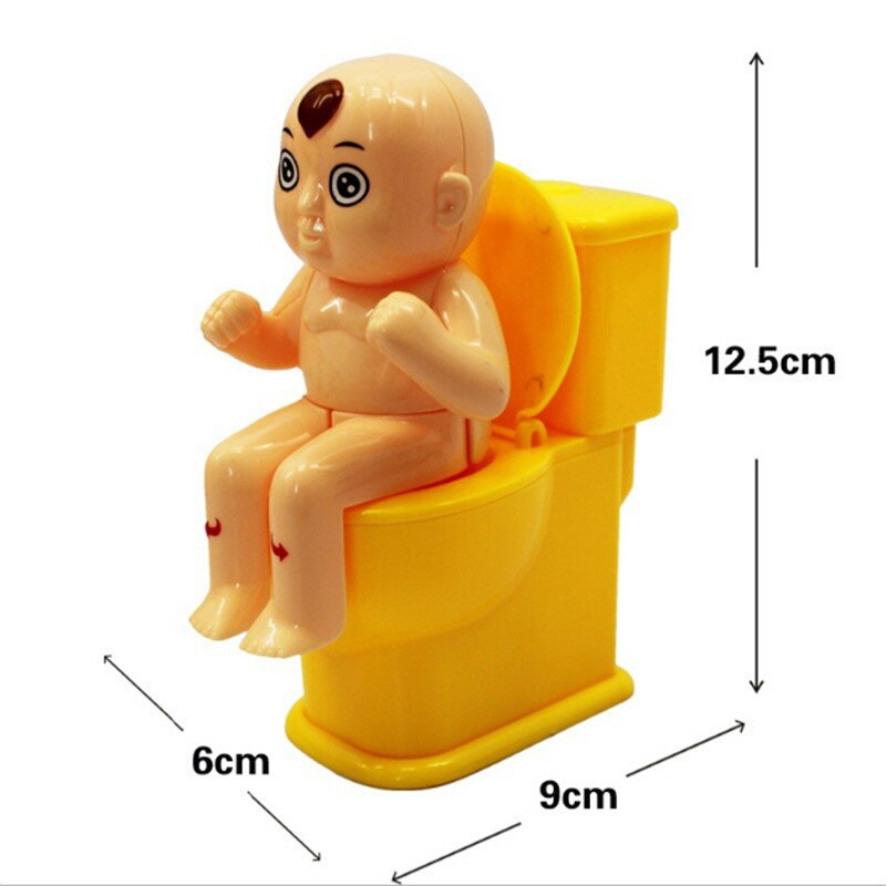 mini scherzo schizzi spray acqua Toilette parodia gadget giocattoli (estool scherzo bavaglio giocattolo regalo divertente giocattolo ingannevoli