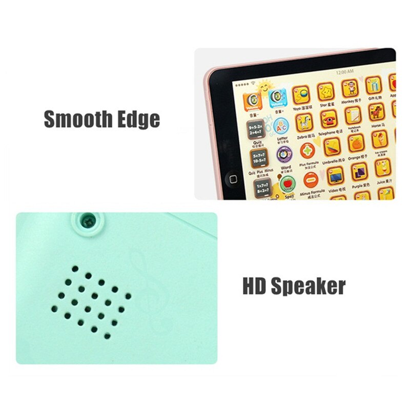 Eletric Intelligent Pad Early Learning Chinese English Sound Juguetes Electronic Kids Toys for Baby Educational Xmas