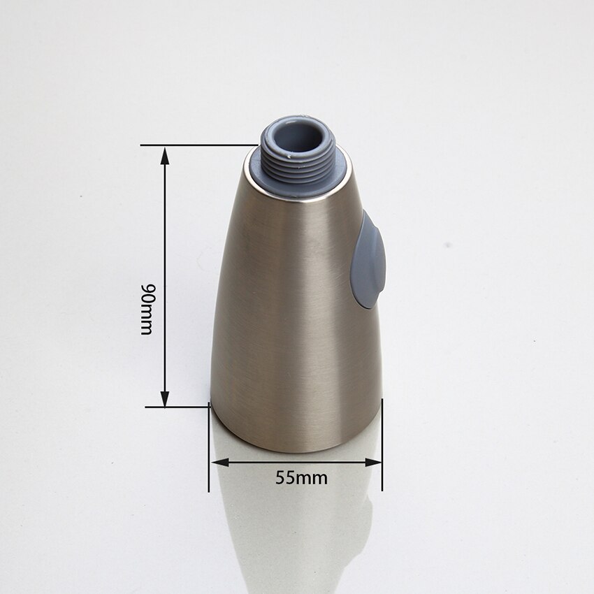 Yanksmart keuken nikkel geborsteld uittrekbare of uittrekbare kraan sproeier uitloop wastafel kraan vervangende accessoires