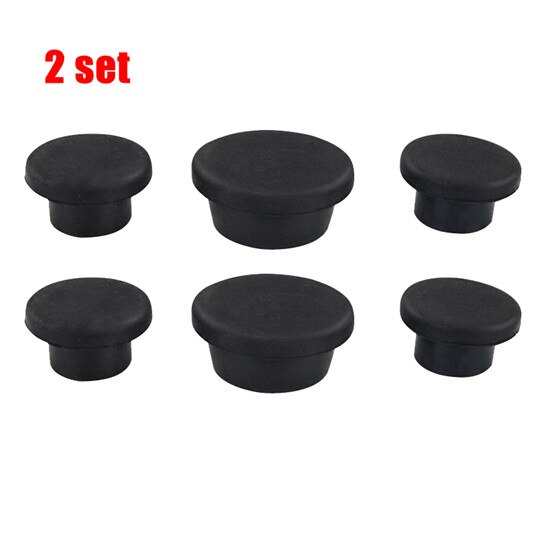 Porta traseira Durável Pequeno Buraco Plugue Plugues De Borracha Removível Confortável Para Jeep Wrangler JK 2007-2018 Acessórios Do Exterior Do Carro WISENGEAR/: 6 Pcs