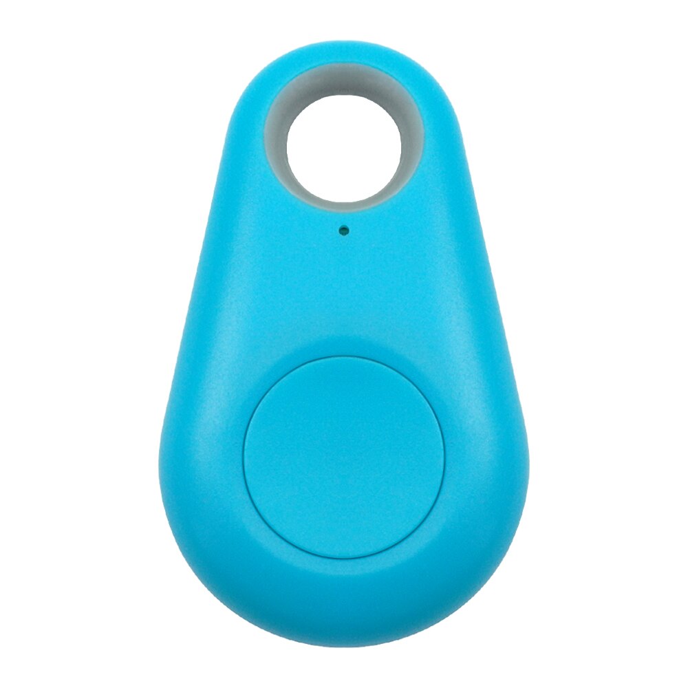Rastreador GPS inteligente para mascotas, Mini localizador Bluetooth antipérdida resistente al agua, rastreador para mascotas, perro, gato, coche para niños, llavero, BILLETERA, accesorios: Azul