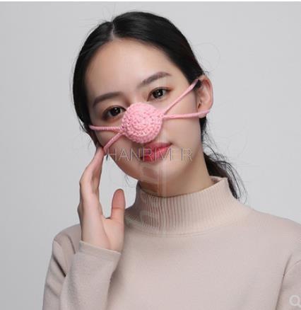 Pure Hand-Geweven Wol Nose Cover Neus Warmte En Wind En Koude En Anti-Freeze Magic Apparaat Ademend individuele Maskers Voor Mannen En