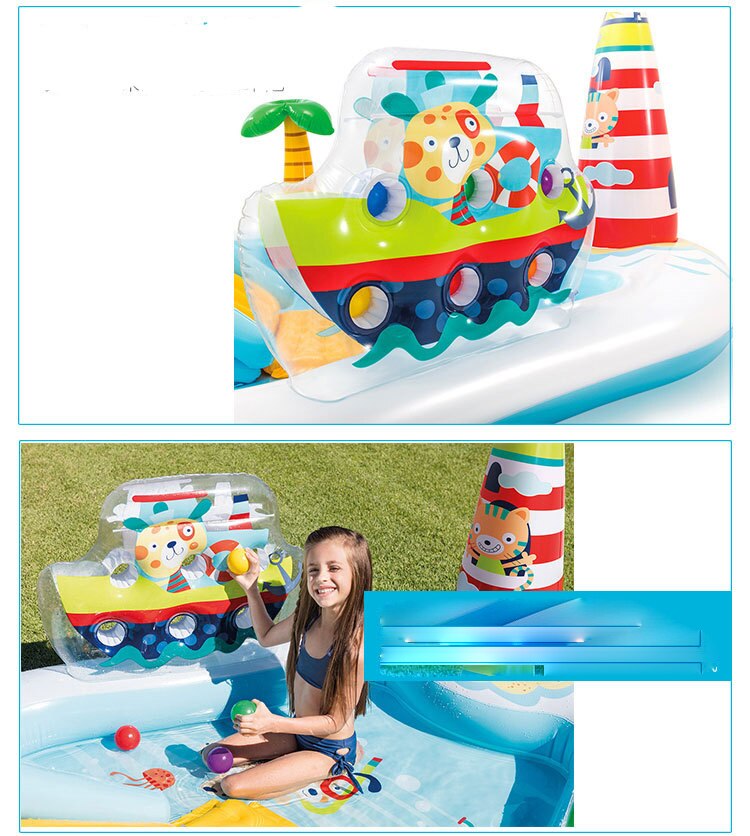 Glijbaan Voor Kinderen Fun Gazon Glijbanen Inflatables Zwembaden Voor Kinderen Zomer Kinderen Glijbaan Set Backyard Outdoor Speelgoed