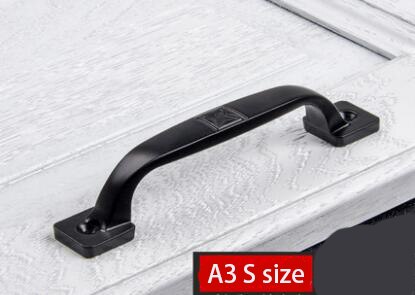 Drawer Door Handle Cupboard Pulls Kitchen Cabinet Wardrobe Handle Furniture Parts Hardware Accessories: A3 S size