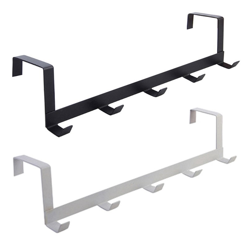 5 crochets de porte, organisateur de salle de bain à domicile, porte-vêtements, porte-manteau, porte-serviettes, support d'accessoires de cuisine