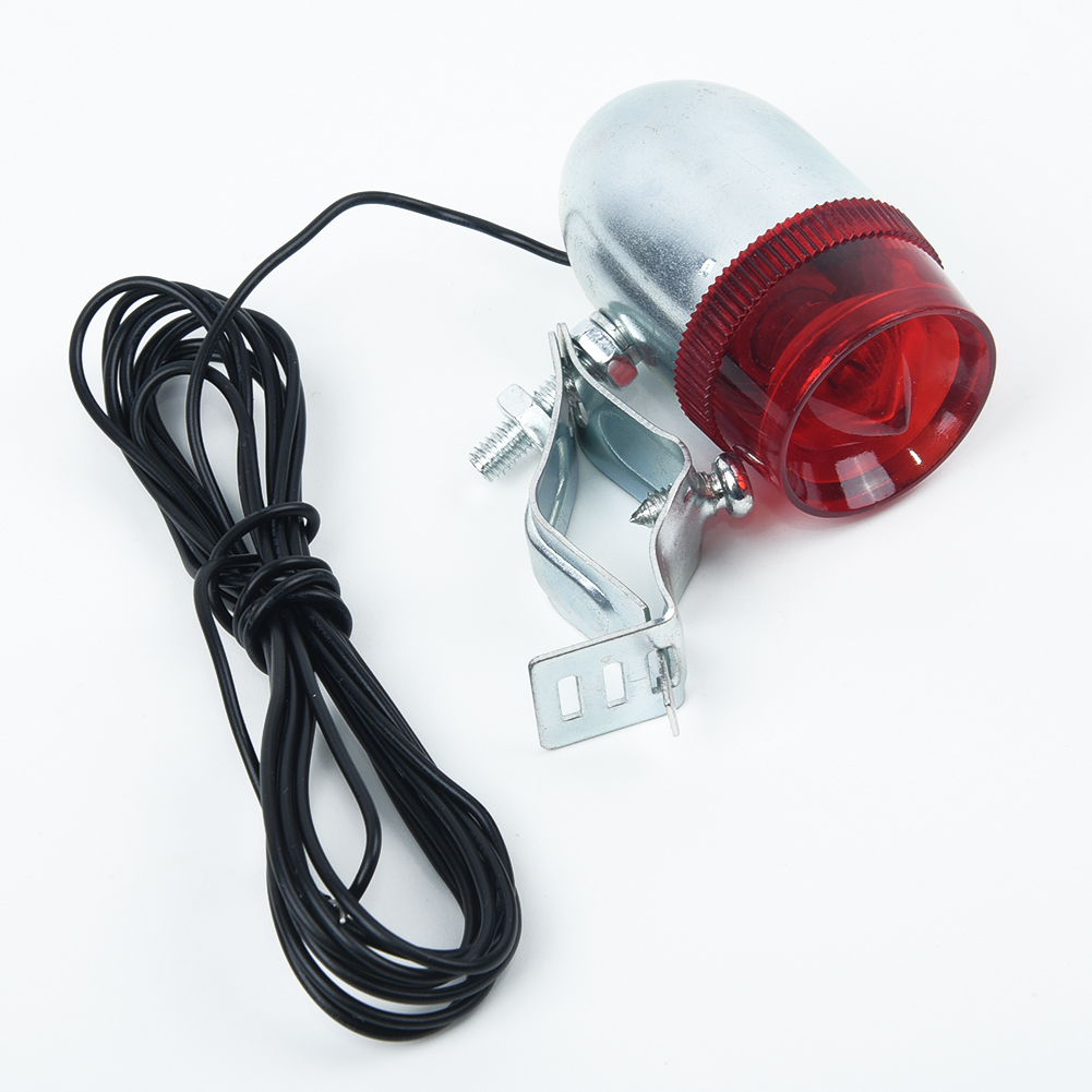 Lampa cykel bakljus ljusdelar retro 12v 6w klassisk dynamoglödlampa blinkers natt bak säkerhets spiralform kabelklämma. fäste