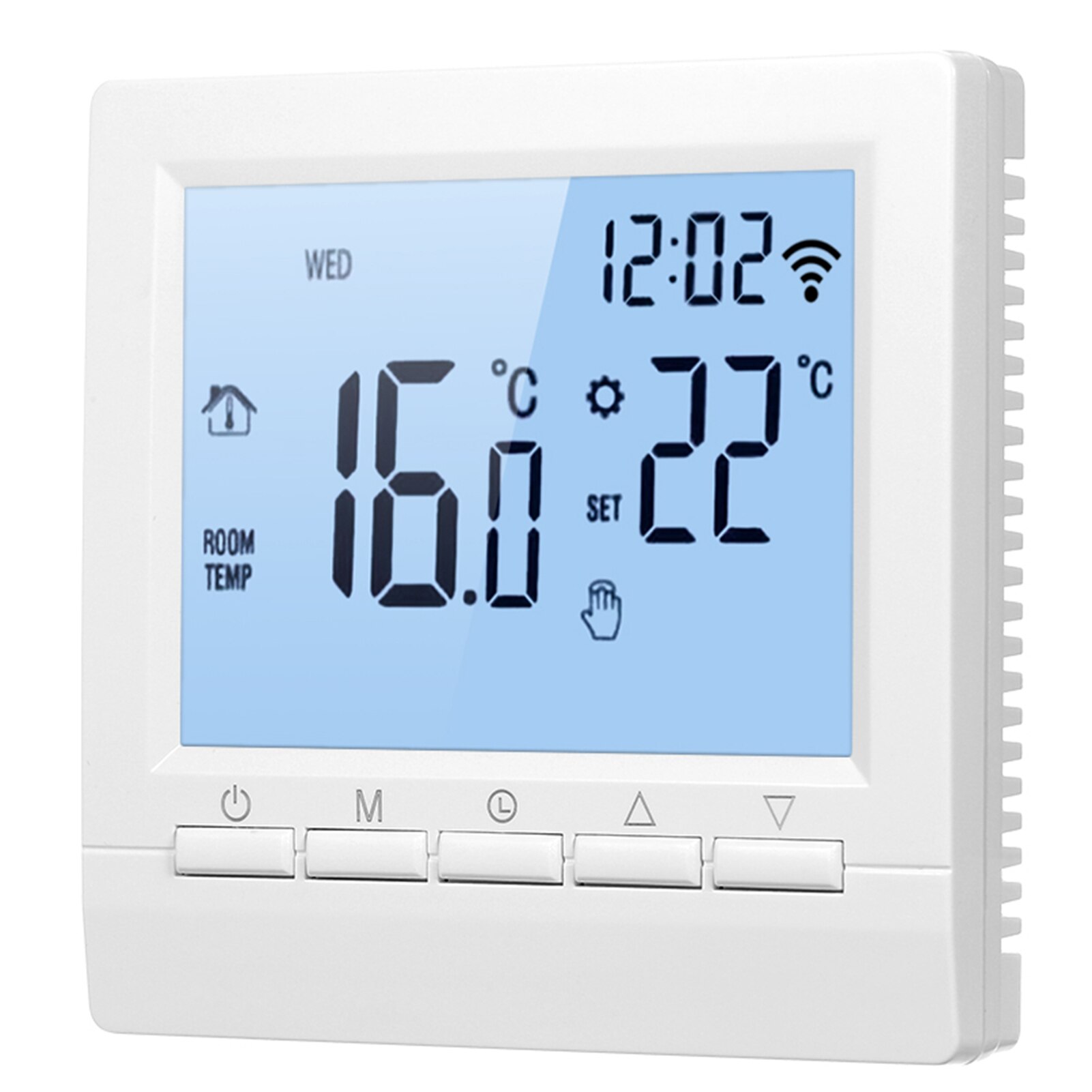 Smart Thermostat Digital Temperature Controller LCD Display Week Programmable Electric Floor Heating Thermostat for Home School