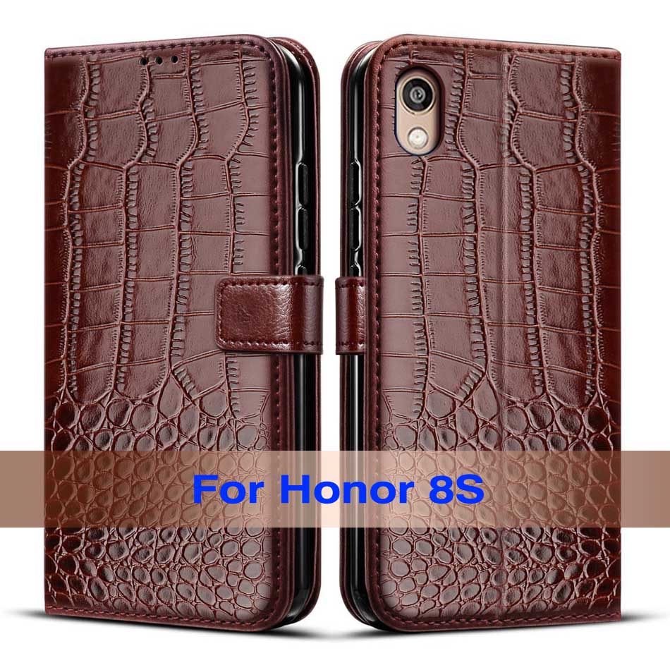 Voor Huawei Honor 8 S Case Zachte Siliconen Tpu Telefoon Case Voor Huawei Honor 8 S 8 S KSE-LX9 Kse LX9 Honor8S Case Magnetische Achterkant: Deep Brown