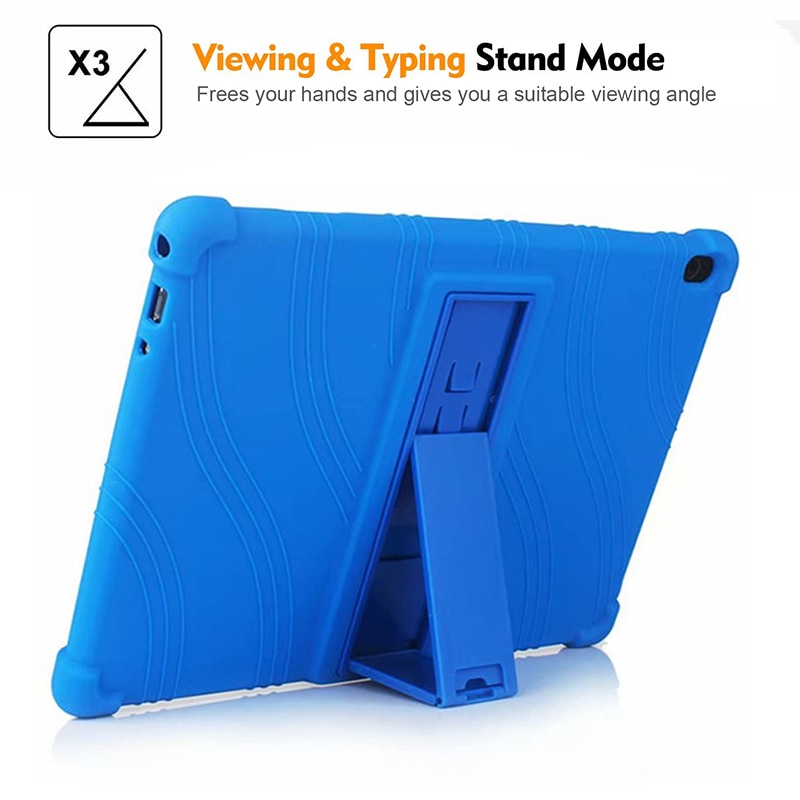 Étui souple en silicone pour Lenovo tab M10 TB-X605F onglet TB-X505L P10 TB-X705F TB-X705L 10.1 pouces tablette PC étui de protection + Film + stylo