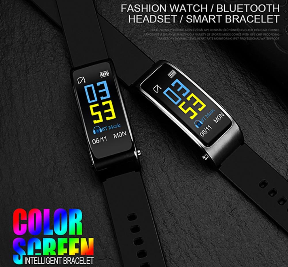 Y3 plus bezprzewodowe słuchawki Bluetooth inteligentny zegarek monitor zdrowia krokomierz bransoletka zdatność zestawy słuchawkowe Bluetooth inteligentna opaska na rękę