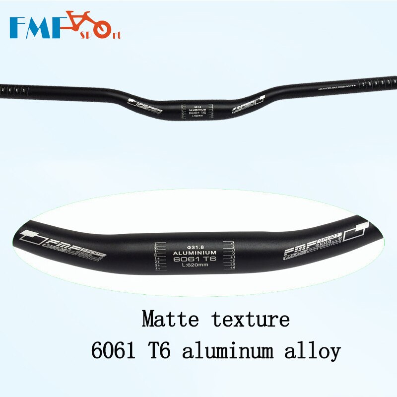 FMFXTR – guidon de vtt plat/surélevé en alliage d'aluminium haute résistance, partie droite de vélo, 31.8x620/700mm
