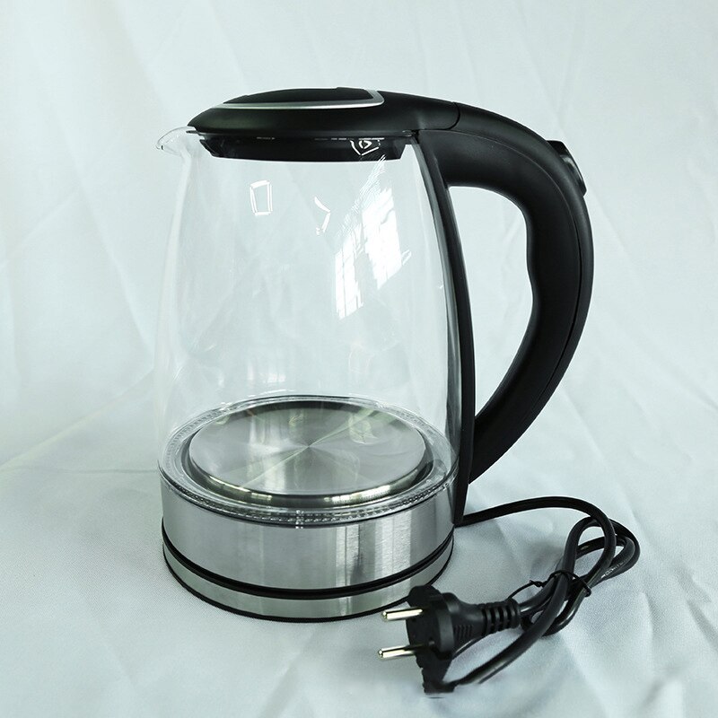 Blu-Ray Glass Electric Kettle Fast Boiling Stainless Water Kettle Teapot Intelligent Temperature Control Anti-Overheat