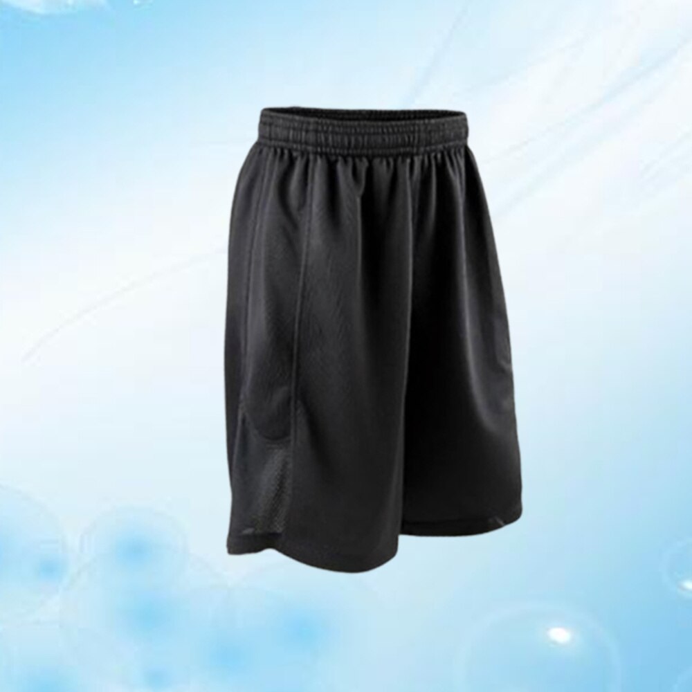 Männer Professionelle Sport kurze Hose Läuft Schnell trocknend kurze Hose Atmungsaktive Lauf Fitness ÜSpund Hosen Schwarz (Größe): S