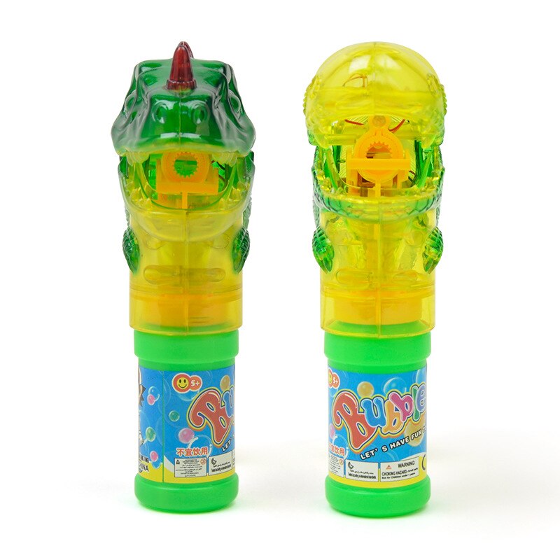 Dinosaurus Bubble Licht Elektrische Glow Muziek Transparante Ontworpen Voor Kinderen Bubble Machine Automatische Bubble Blazen Speelgoed
