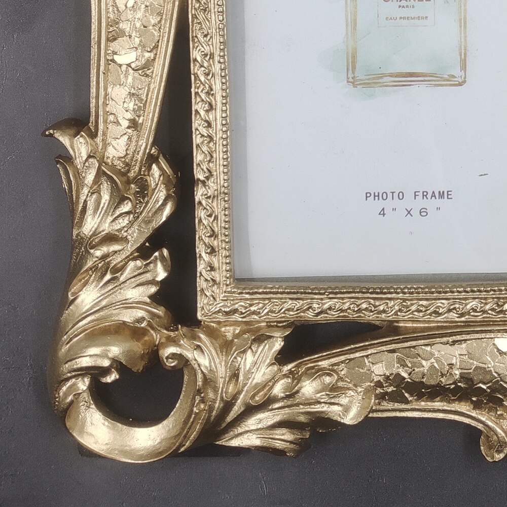 6 inch europese luxe fotolijst, bruiloftsfoto's, verticaal en horizontaal, set voor tweeërlei gebruik, retro wandlijst