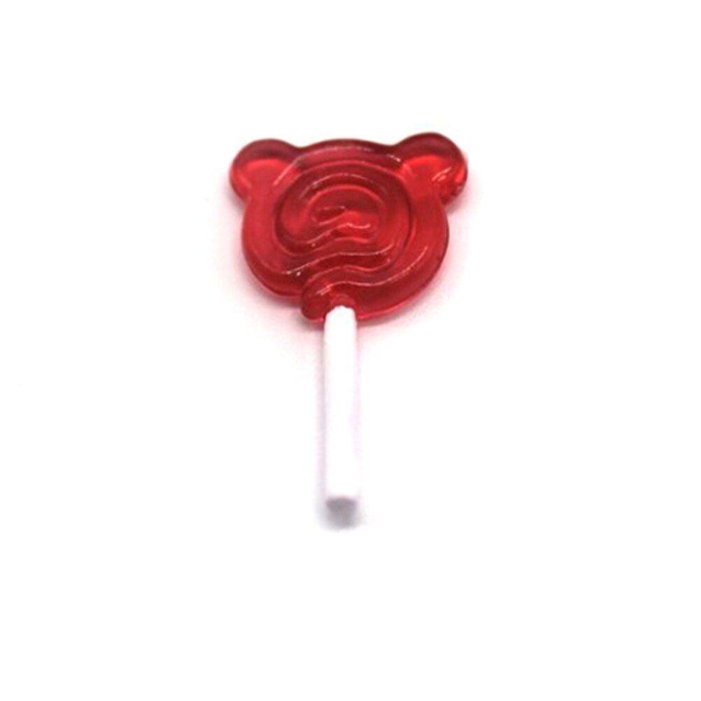 5pcs 1:12 Snacks Candy Bear Lollipop Doll House Toys Dollhouse Miniature Cute Children