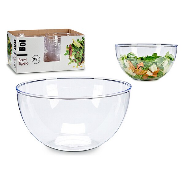 Mixing Bowl Transparent (25,5 x 12,5 x 25,5 cm)