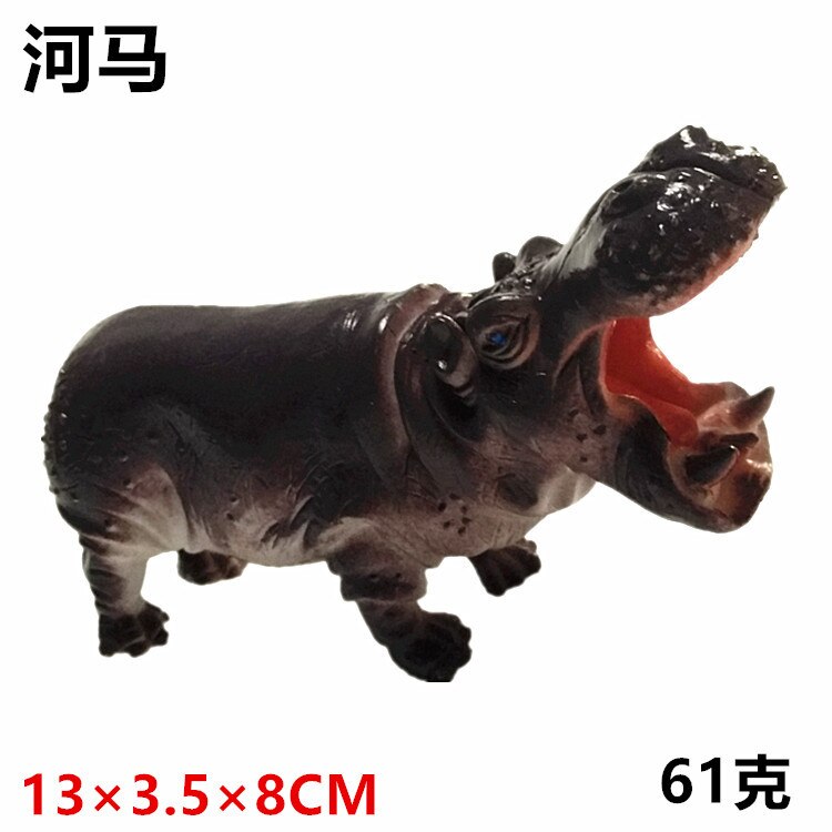 1pcs Simulation Wildlife Giraffe/Elephant/Zebra/Lion/Tiger Animal World: Pink