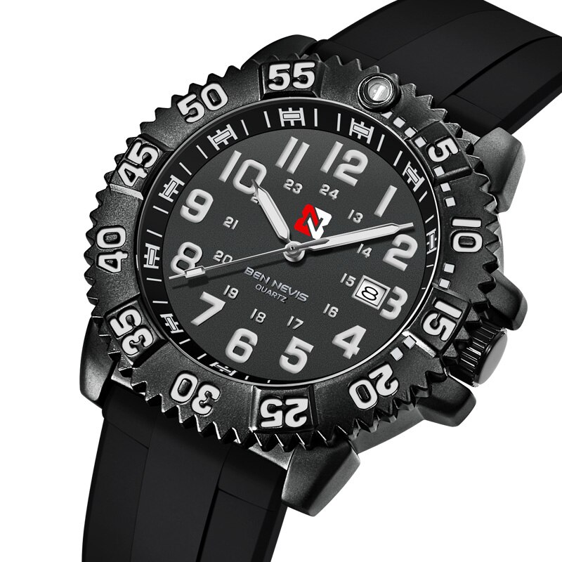 Army Horloges Top Luxe Waterdicht Auto Datum Mannelijke Sport Quartz Horloges Mannen Relogio Masculino: white