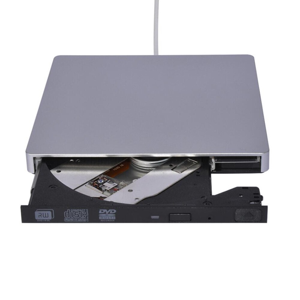 USB 2.0 External CD-RW/DVD-RW Burner Drive Recorder Optical Drive for PC/Mac/Laptop/Notebook/Desktop External Slim Drive xiaomi
