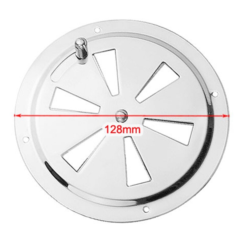 Rund luftluftventil & sideknott åpningsgitter deksel marin båt  rv 316 rustfritt stål ventilasjon lamellventil