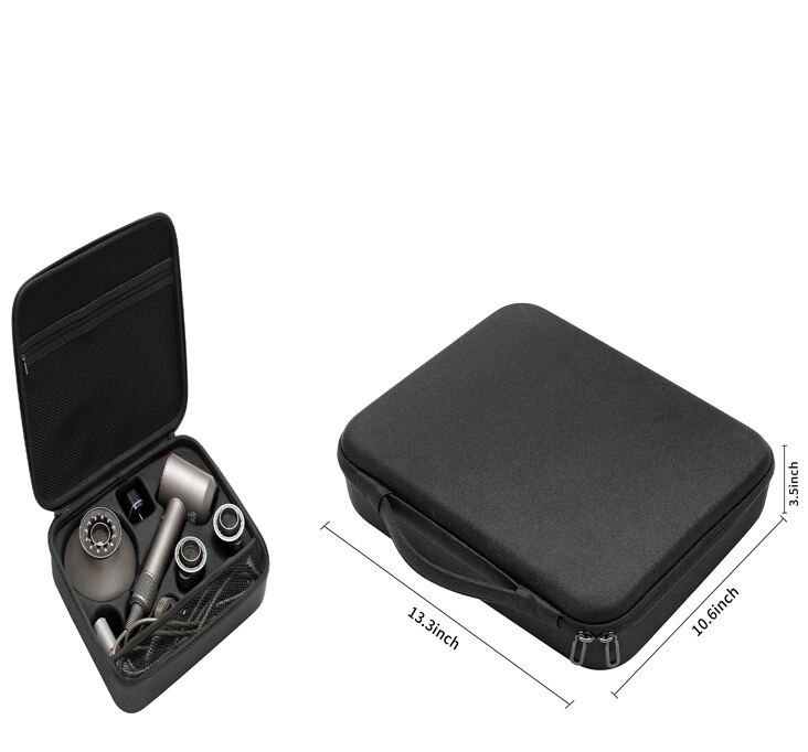 Magnetic Smoothing nozzle /Styling concentrator/Diffuser/Gentle air 4pcs/set for Dyson Supersonic Dryer blow Accessories: Travel case Balck