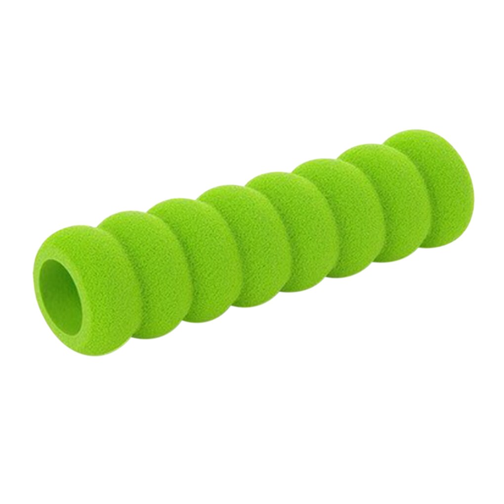 Mehrere Farben Spirale Tür Griff Abdeckung Praktische Anti-Kollision Schaum Tür Knopf Ärmel flexibel Knopf Abdeckung: 1 Stck Grün