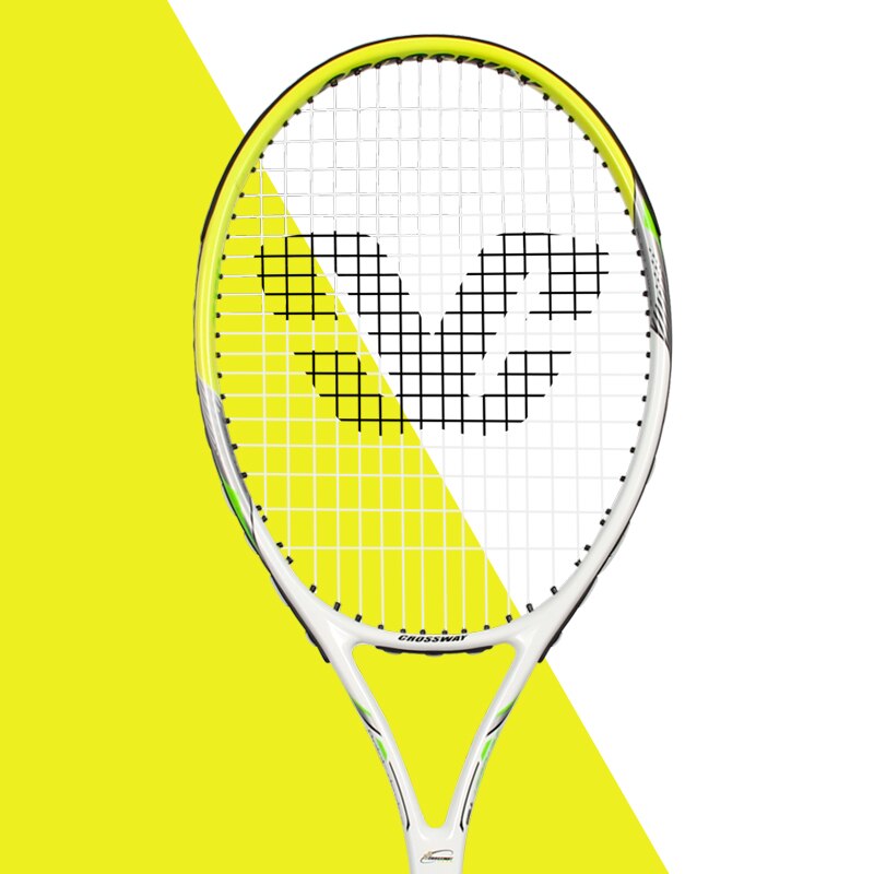Raqueta para adultos de 27 pulgadas, raqueta para tenis de playa, para estudiantes, entrenamiento , raqueta de tenis para principiantes, Juego de 2 paquetes Multicolor opcional: yellow and white