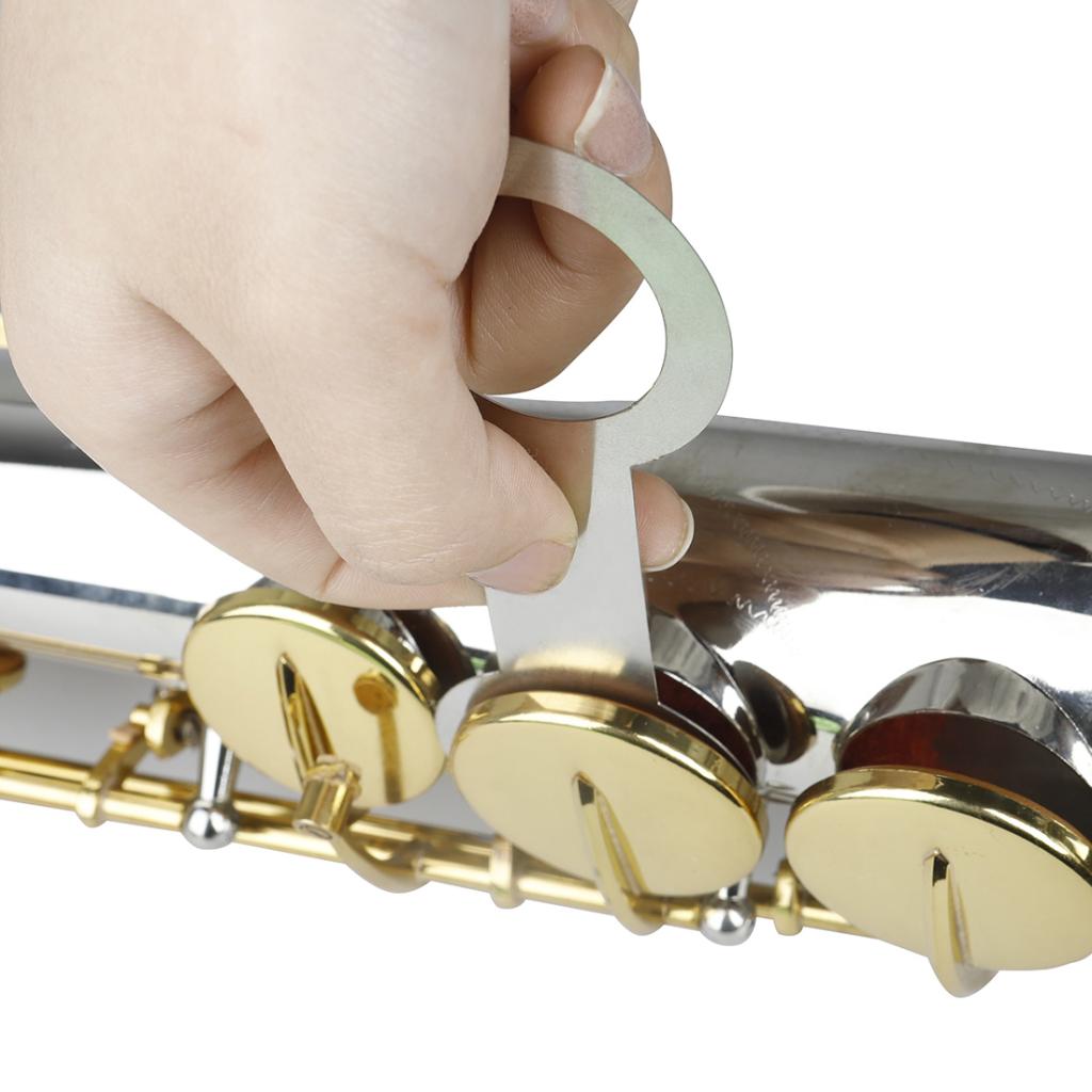 2 komplet sæt pad nivelleringsringe pad træblæsere reparation til saxofon fløjte klarinet