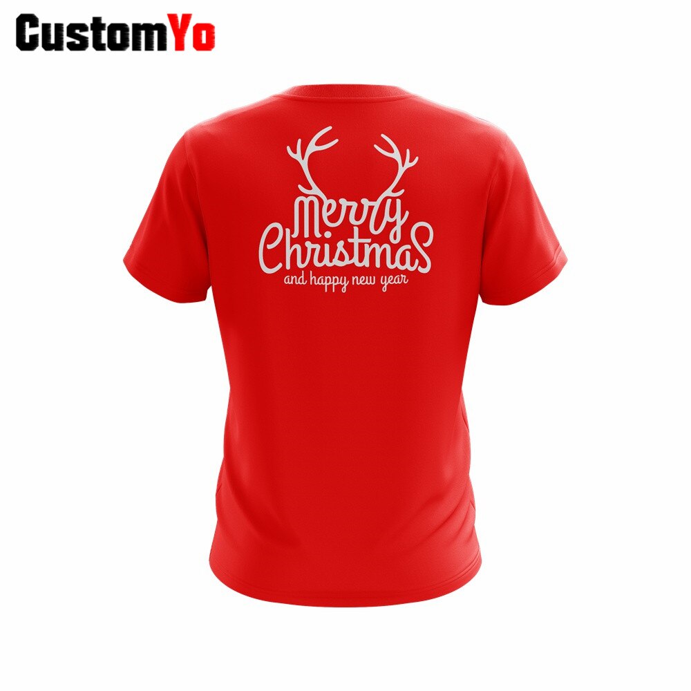 Cheap Santa Funny Christmas Graphic T-Shirt Tops Custom Printed T Shirt