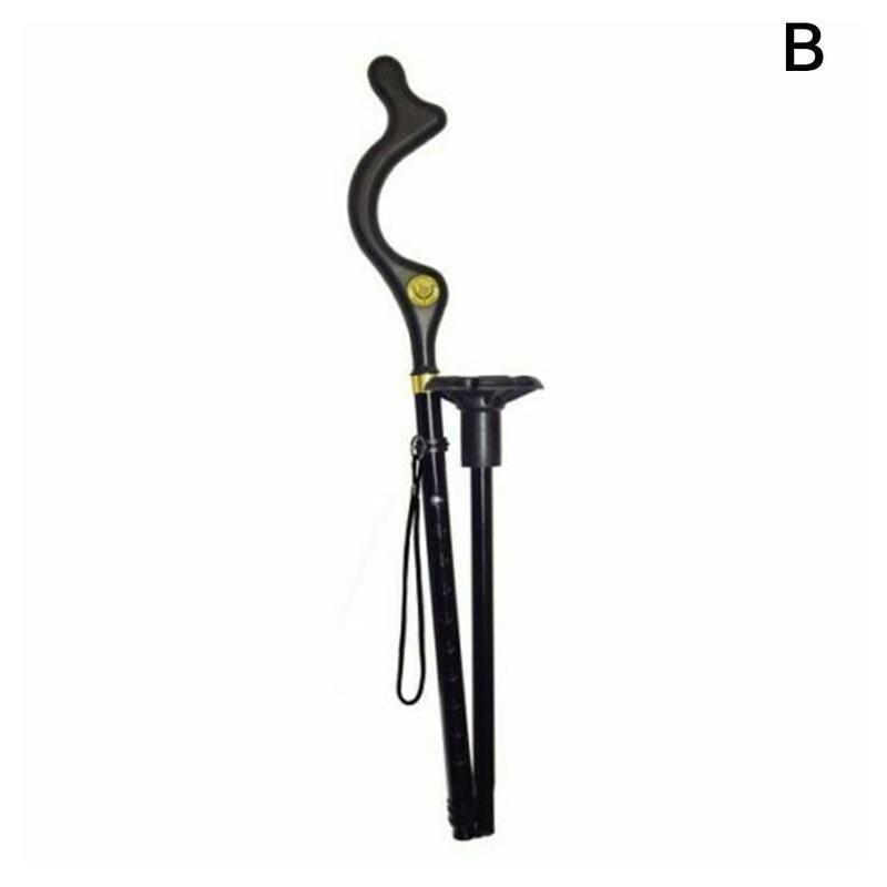Falten/Teleskop Stock Spazierstock Stöcke Krücke Griff Wandern Ältere Wandern Spaziergang Stock Mit Gummi Tipps Schutz: B Falten Typ