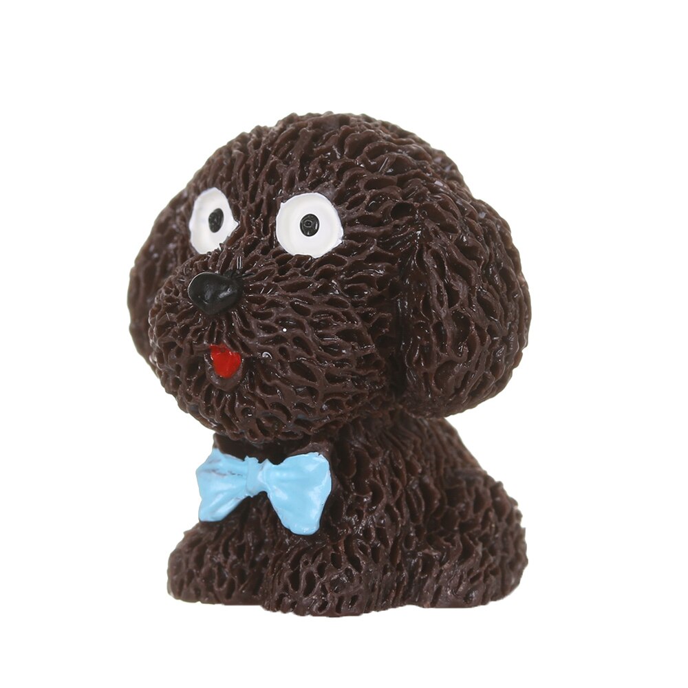 Dollhouse Decoration Fairy Garden Puppy Figurines Cute Teddy Mini Cartoon Dogs Toy Resin Miniature Animal For Children Toys: 7