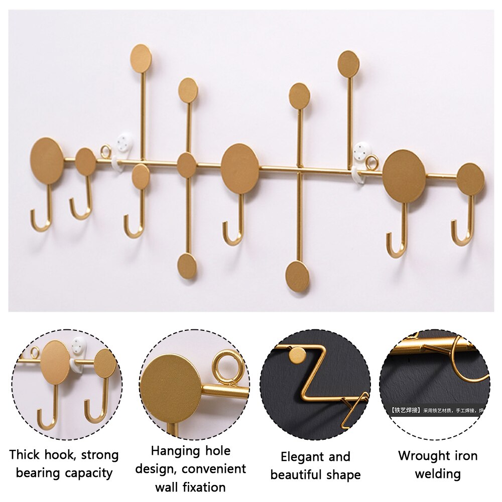 Bathroom Living Room Wall Shelf With Hook Wall Mounted Lockers Entrance Key Hanging Home Decoration Nordic