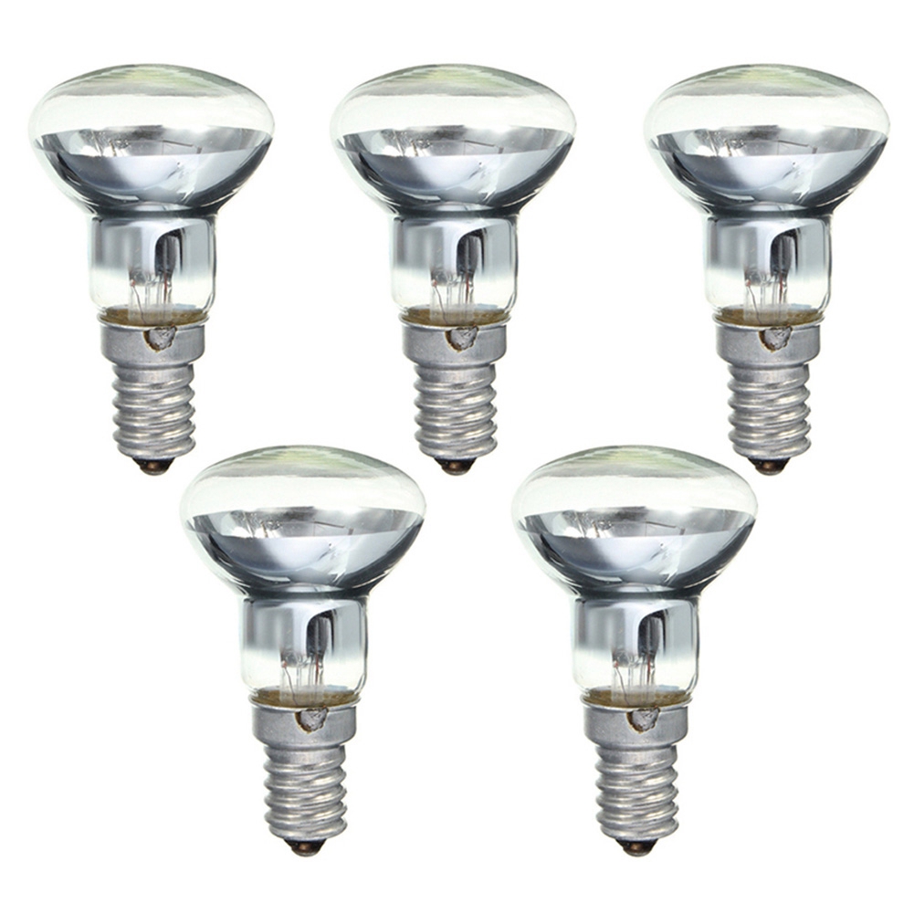 Ersatz-Lava-Lampe E14 R39 30 W, Strahler zum Einschrauben, Glühbirne, klarer Reflektor, Spot-Glühbirnen, Lava-Glühlampe, 5 Stück