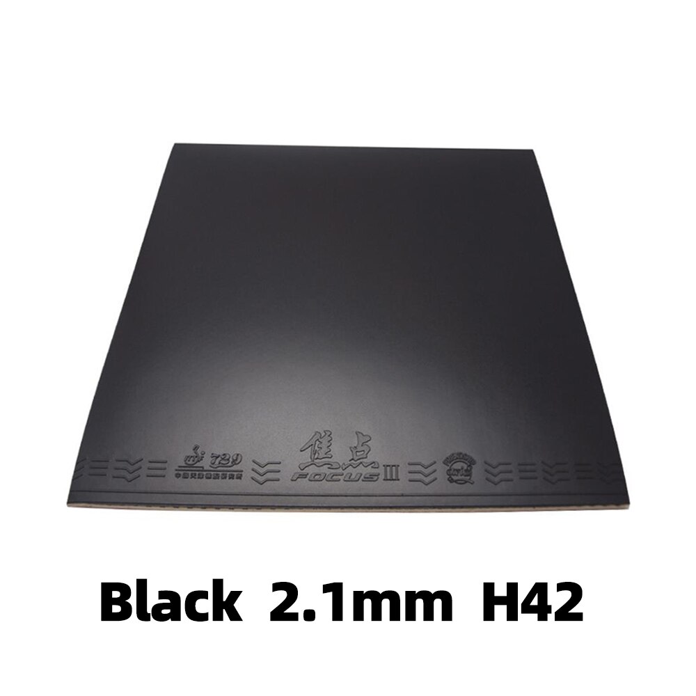 オリジナル 729 フォーカス iii FOCUS3 フォーカス-3 スナイプピップイン卓球ピンポンゴムスポンジ 2.1 ミリメートル: black 2.1mm H42