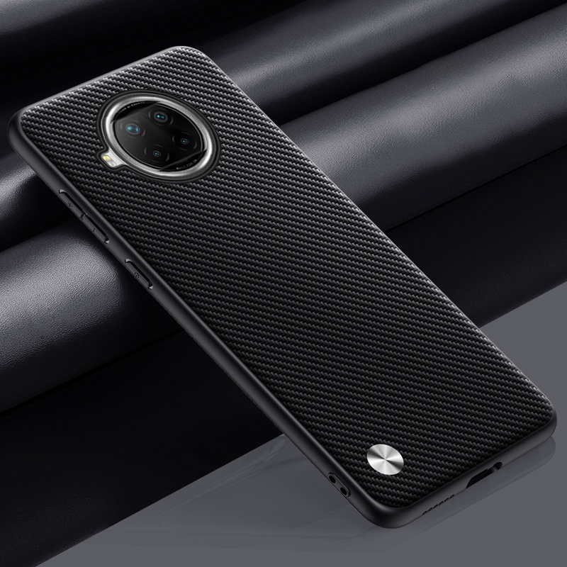 Luksuriøst pu-skinndeksel til xiaomi  mi 10t lite 5g matt deksel silikonbeskyttelsesdeksel til xiaomi  mi 10t pro  mi10t deksel: Abs / Rosa grå