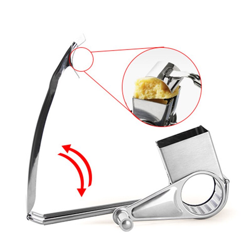 Newest Stainless Steel Cheese Grater Hand Crank Rotary Blades Vegetable Grinder Kitchen