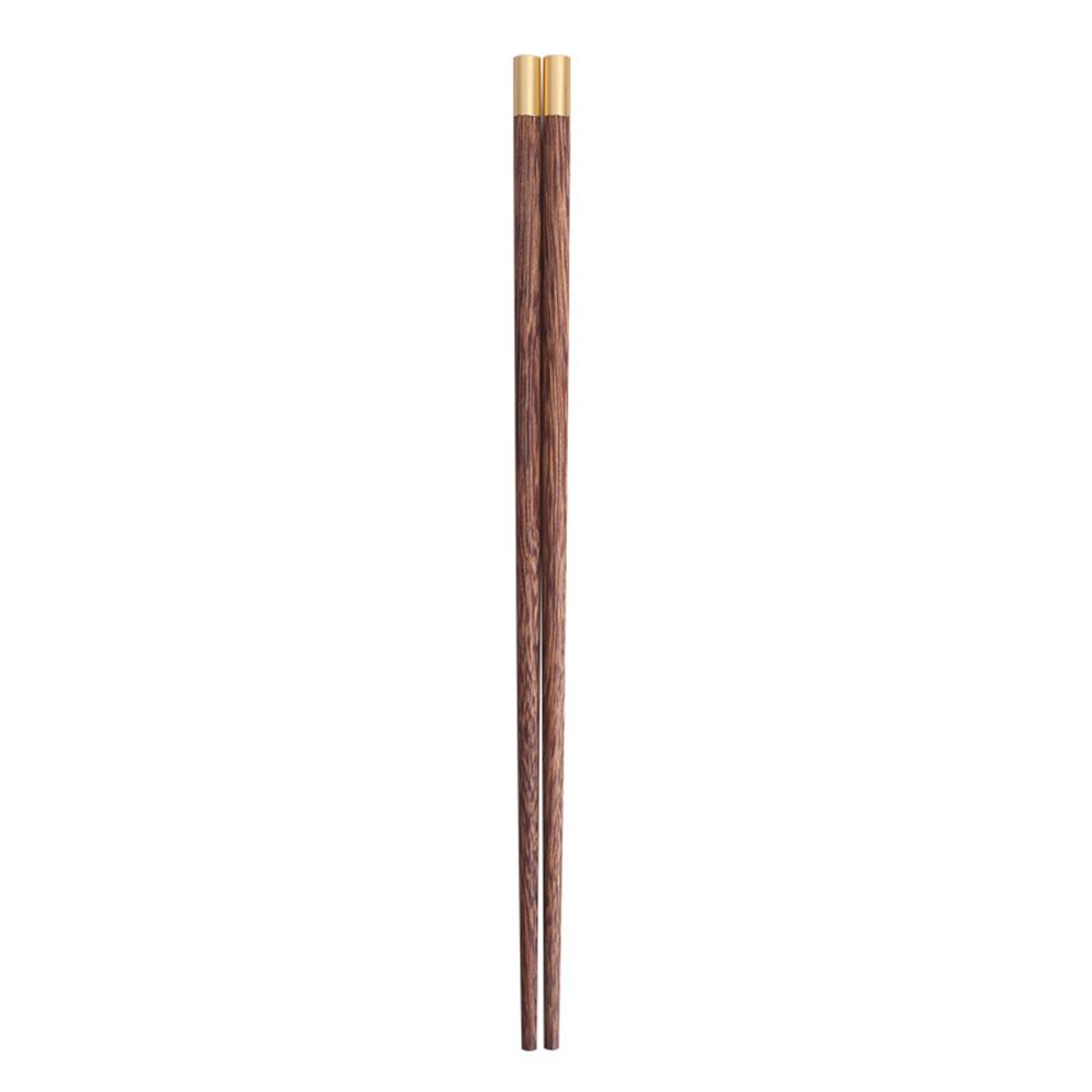 Handmade Natural Mahogany Wenge Wood Sushi Chopsticks Set Value Sushi Chinese Style Household Wooden Chopsticks: Wenge Wood-A