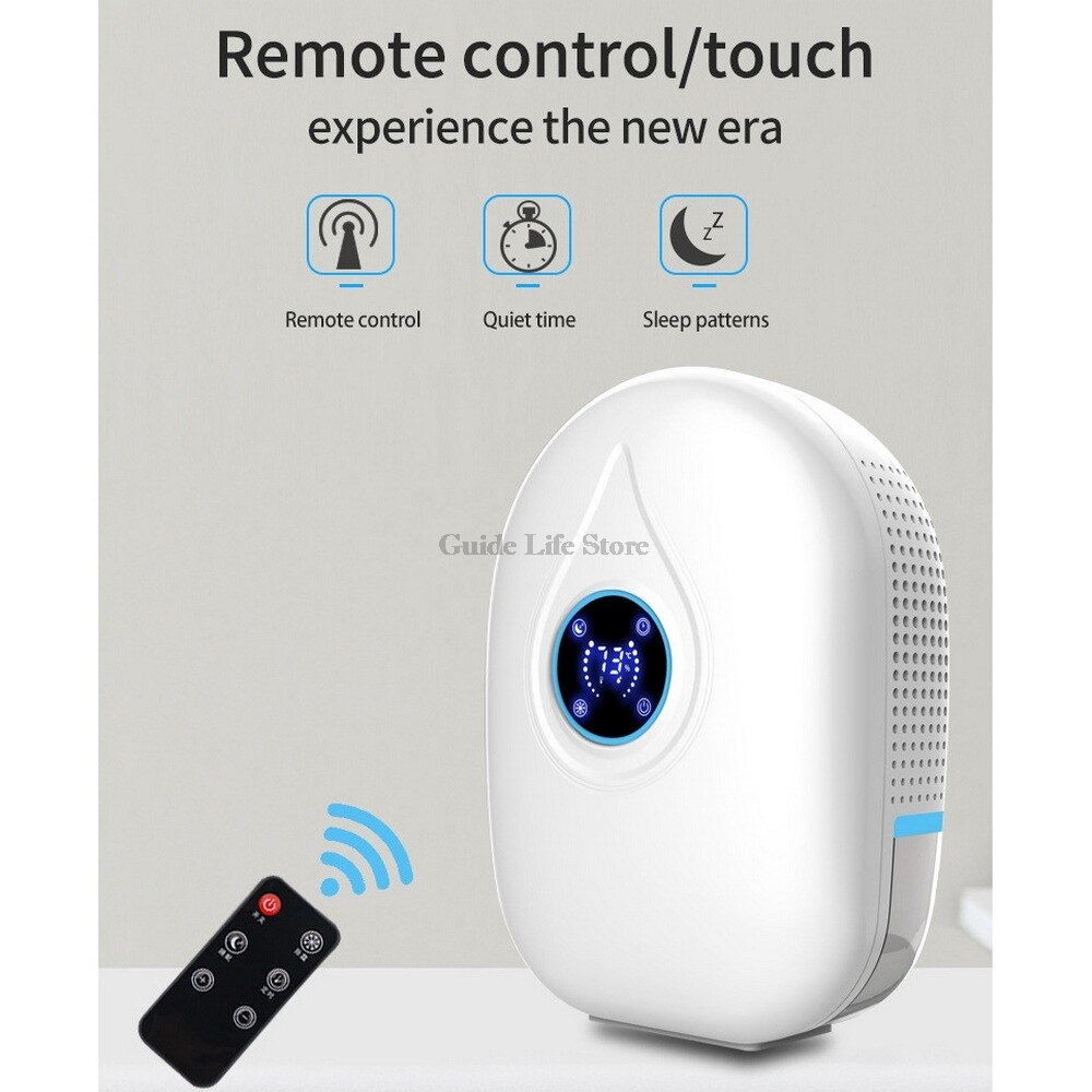 Déshumidificateur électrique Mini Portable dessiccateur d'air déshydratant absorbeur d'humidité à faible bruit armoire maison déshumidificateur chambre bureau