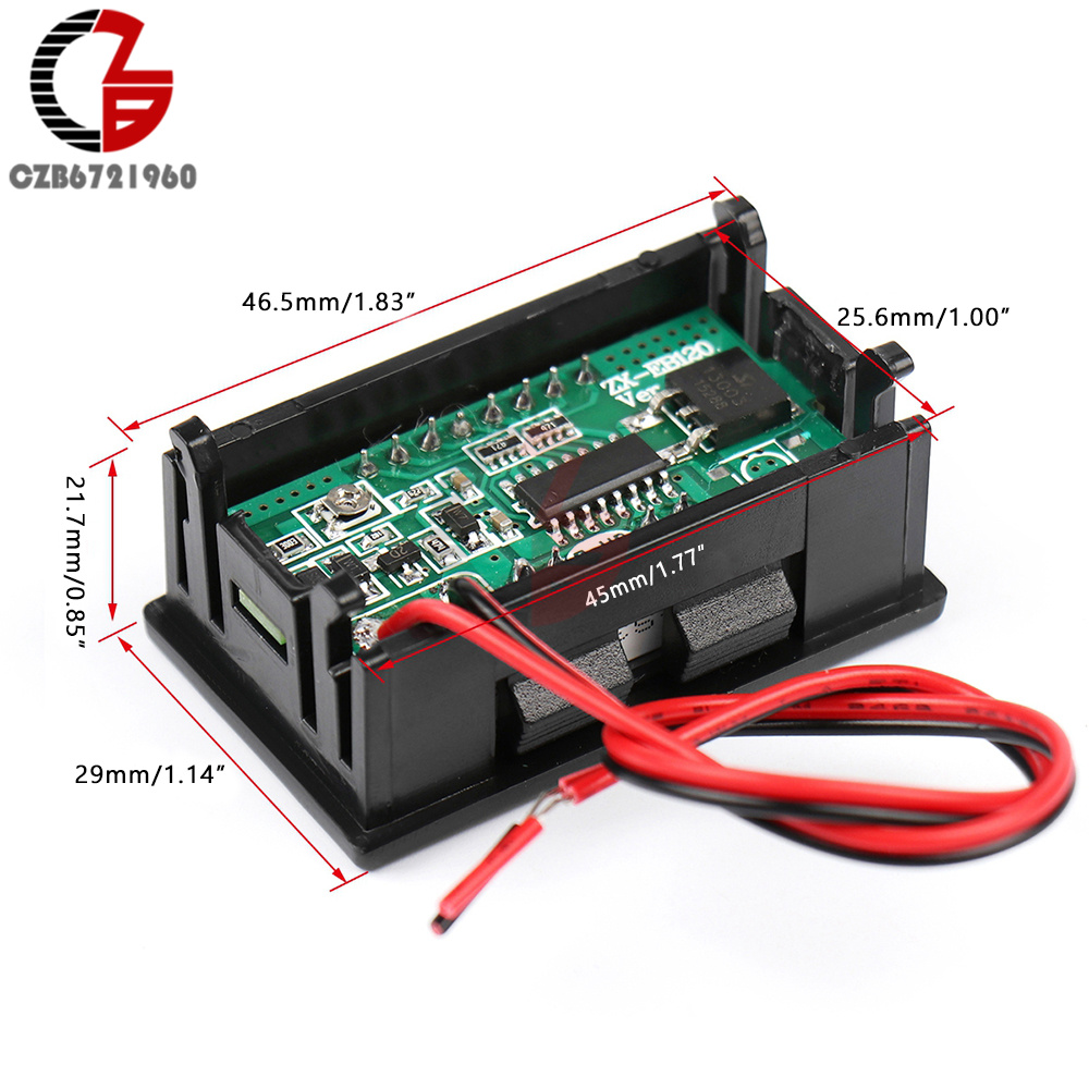 Indicator nivel încărcare baterie auto 12v 24v 36v – Grandado