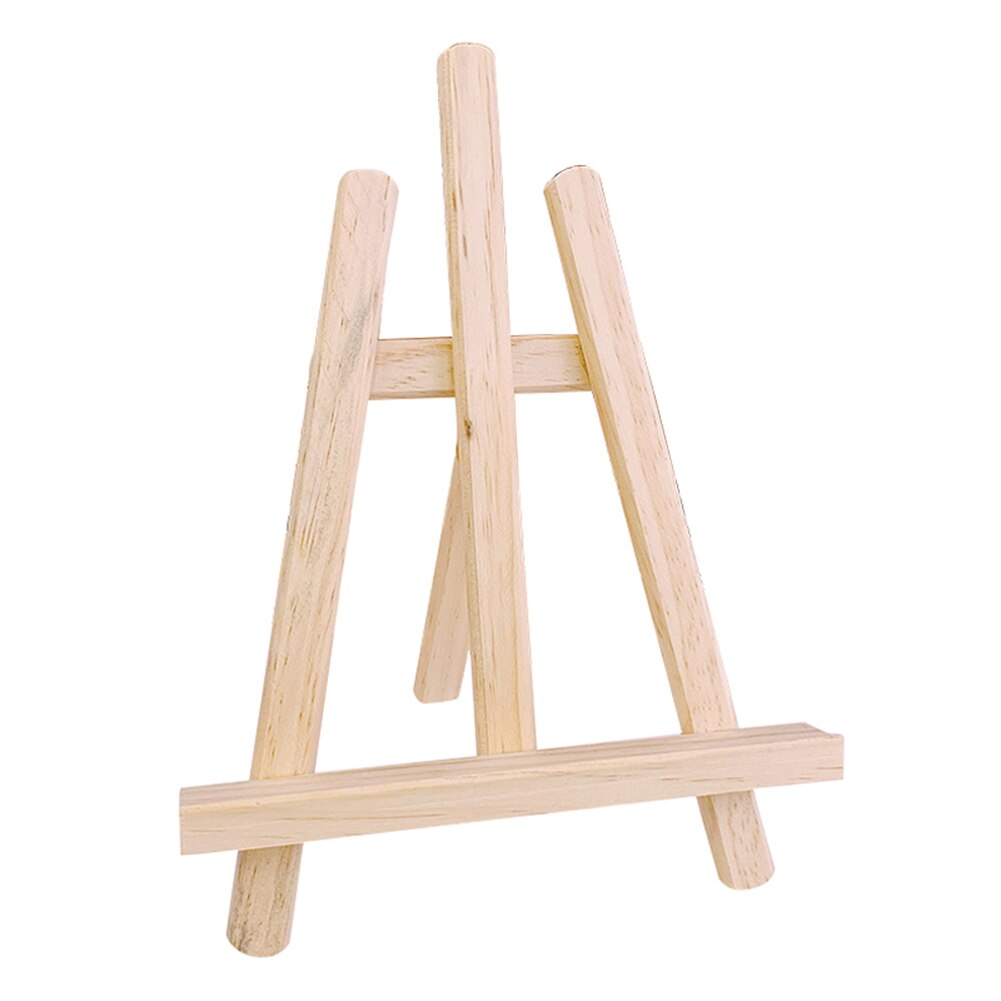 Wooden Mini Easel Stand Mobile Phone Tablet Bracket Portable Desktop Holder OCT998